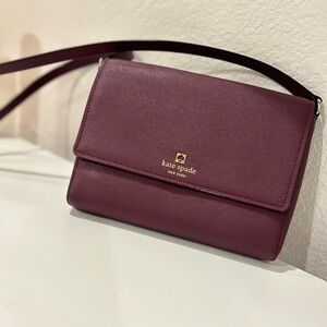 Gorgeous plum Kate spade crossbody purse! 💕